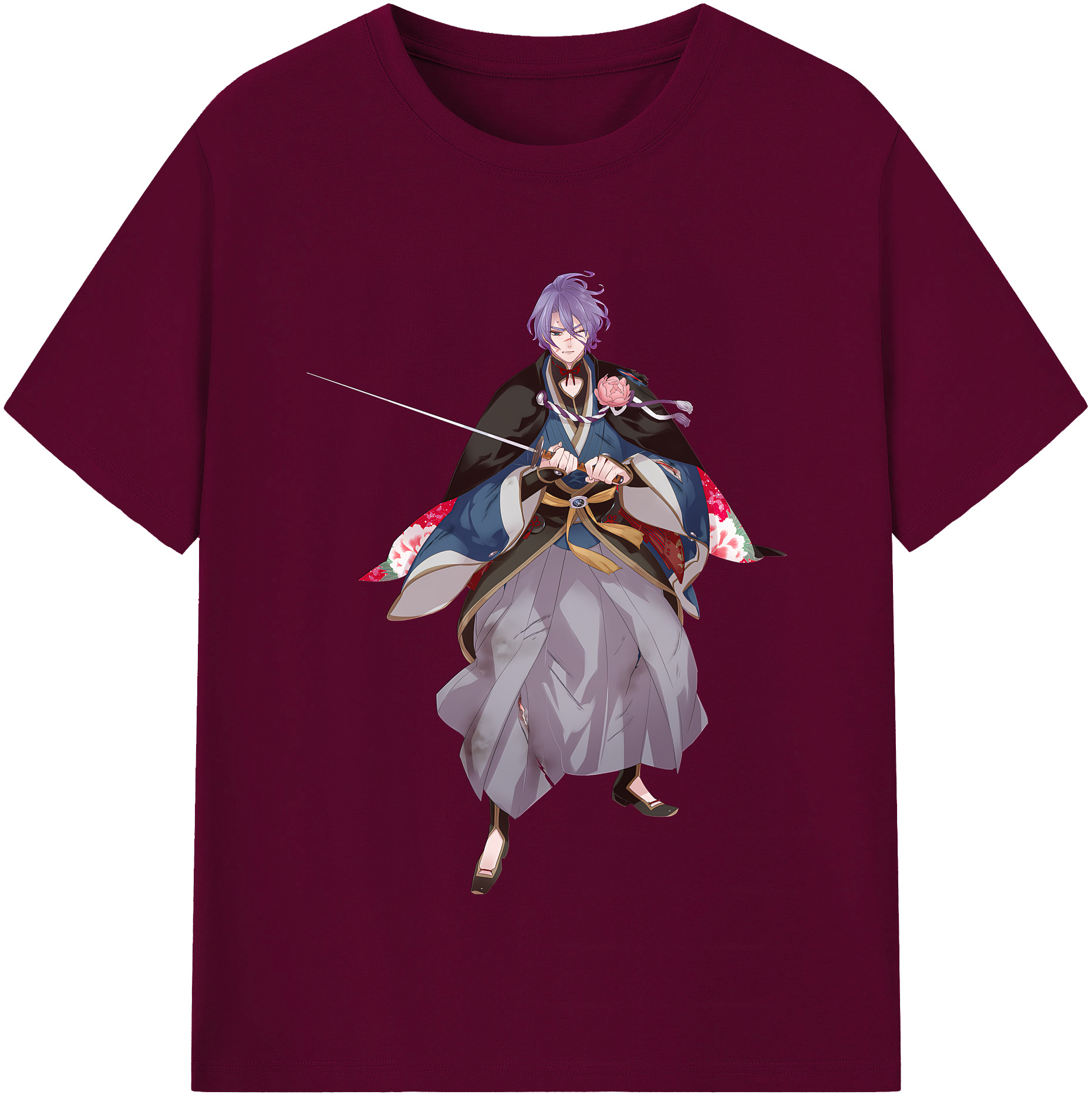 （画像用） 刀剣乱舞 Touken Ranbu レディースカジュアルプリントTシャツ（綿100％）